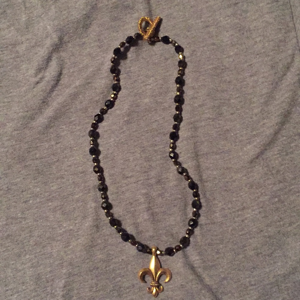 Fleur de lis necklace